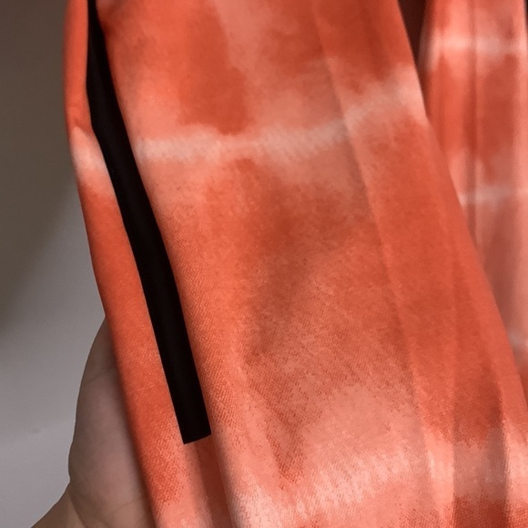 NIKE One Luxe Tiedye orange legging athletic pants orange plus size 2X new w tag - Picture 4 of 8